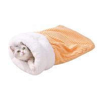 Holdes Sac de couchage chauffant pour chat - Nid chaud et antidérapant pour chaton - Pour temps froid - Pour l'hiver - Pour l'intérieur - Pour dormir la nuit pendant la journée - Cabinets de sauvetage