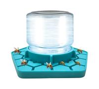 Holdes Station D'Abreuvement pour Les Abeilles - Bocal Hexagonal Et Accessoires De Boisson | Station d'hydratation des Abeilles - pour Pelouses, Parcs, Fermes, Jardins, Arrière-Cours Ainsi Que dans
