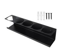 Holdes Support de bombe aérosol | Organiseur robuste pour bouteilles de peinture, étagère à 5 trous, rangement et organisateur d'aérosols, organisateur de bombes aérosol en acier, flacon pulvérisateur