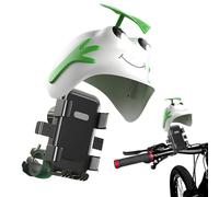 Holdes Support de téléphone portable pour moto, support amortisseur de vibrations pour casque et vélo, pour la plupart des smartphones, navigation, scooter électrique, vélo, trajets quotidiens, hommes