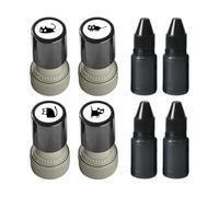 Holdes Tampons motif chat noir - Matériel de tamponnage DIY - Set de Tampons Chatons - Pour Loisirs créatifs Scrapbooking Journal Carnet de notes Amoureux des chats Étudiants