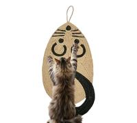 Holdes Tapis griffoir pour chats, en forme de souris, en sisal naturel, griffoir pour chats, petits, moyens et grands chatons pour jouer à l'exercice et au repos