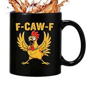Holdes Tasse de poule amusante, 325 ml Tasse en céramique pour boissons | Tasse à eau amusante et originale, pour étude, salon, enseignant, étudiant, bureau, restaurant, hôtel, collectionneur, fête