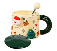 Holdes Tasse en forme de chapeau d'arbre - Tasses à thé avec couvercle et cuillère, passent au micro-ondes et au lave-vaisselle