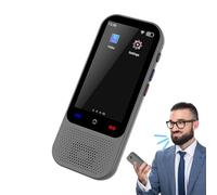 Holdes Traducteur de langue en temps réel, traducteur hors ligne bidirectionnel de langue instantanée | Batterie intégrée de 1500 mAh Traducteur hors ligne pour l'apprentissage des langues étrangères