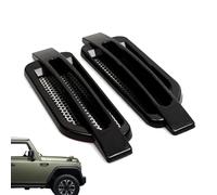 Holdes Vents Latérales de Voiture Extérieures - 2 Pièces Grille d'Entrée d'Air pour Capot | Autocollant Ornement de Capot pour Ventilation de Véhicule - Pour Véhicule Utilitaire Automobile