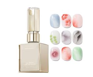 Holdes Vernis Gel Ongulaire Effet Floraison - 15ml Top Coat UV pour Estampage à Effet | Base Transparente Pour Ongles Naturels Idéale en Voyage et à l'Extérieur
