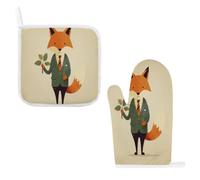 Holding A Leaf Lot de 2 maniques et maniques