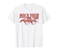 Holding Your Horses Galop Mustang Vintage Western Graphic T-Shirt