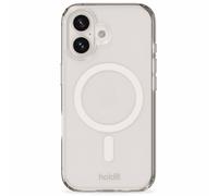 Holdit Holdit Coque MagSafe pour iPhone 16 Transparent / White Blanc