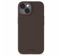 Holdit Holdit Coque Silicone iPhone 15 Chocolate Marron