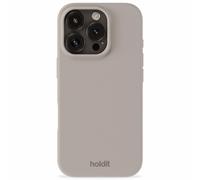 Holdit Holdit Coque Silicone iPhone 16 Pro Max Taupe Marron
