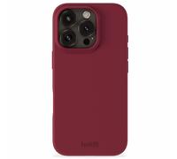 Holdit Holdit Coque Silicone iPhone 16 Pro Red Velvet Rouge foncé