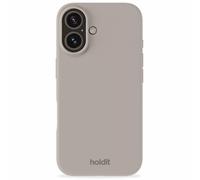 Holdit Holdit Coque Silicone iPhone 16 Taupe Marron