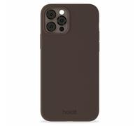 Holdit Holdit Coque Silicone pour iPhone 12 (Pro) Chocolate Marron