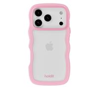 Holdit Holdit Coque Wavy pour iPhone 17 Pro Max Transparent / Pink Rose