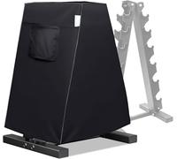 HoldOneLight Housse de support d'haltères à domicile - Étagère de rangement à 6 niveaux - Cadre en acier noir - 76,2 x 45,7 x 96 cm - Idéal pour organiser les poids et le matériel d'entraînement