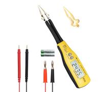 Holdpeak 990C SMD Smart Testeur Pince Portable 6000 Comptes,Testeur de Résistance/Capacité CMS,Lecteur de Multimètre Numérique,Balayage Automatique Avec Broches de Test de Rechange (Batterie Incluse)