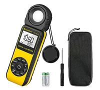HoldPeak Digital Luxmetre Numerique 300,000 Lux 881E,Luminosité/Clair au Mètre,Mesureurs de Lumière,Mesureur de Température Ambiante avec Portée Jusqu'à 300,000 Lux,1-30000FC Luxmetre