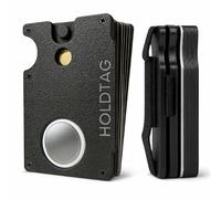 HOLDTAG Portefeuille homme pour Yubikey 5 NFC & 5C NFC compatible avec Airtag - Porte-cartes Slim avec blocage RFID, petit portefeuille, portefeuille minimaliste (localisateur et clé non inclus