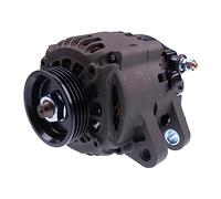 HOLDWELL Alternateur 12 V 8M0057693 8M0062515 8M0065239 compatible avec les hors-bord Mercury Marine 150 H.P 2012 - Poulie à 4 rainures - Diamètre extérieur : 64 mm