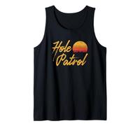 Hole Patrol Cornhole Retro Team 80's Eighties Vibe Débardeur