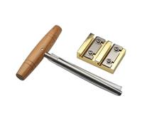 Hole Reamer - 6,1 x 4,3 x 1,05 cm Luthier Outil de violon en bois | 1:26 Taper Shaver Luthier Repair Set | Luthier Viola Violon Parts Pour Viola Basses Orchestral Strings Instruments Hommes Mu