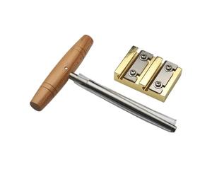 Hole Reamer - 6,1 x 4,3 x 1,05 cm Luthier Outil de violon en bois | 1:26 Taper Shaver Luthier Repair Set | Luthier Viola Violon Parts Pour Viola Basses Orchestral Strings Instruments Hommes Mu