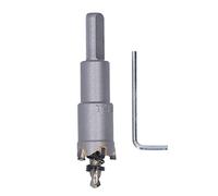 Hole Scion à haute vitesse en acier à trois lames Conception d'angle d'inclinaison Cutter de trou durable pour métal avec clé hexagonale adaptée à la plaque en acier en acier en (20 mm)