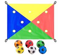 Hole Tarp Interactive Games - Activités De Groupe En Plein Air, Team Challenge Play | Jeu De Fête Multijoueur Amusant Excursions En Camping Scolaire, Célébrations D'anniversaire, Soirées Famille, At