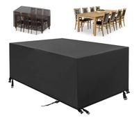 HOLEILUCK Housse Salon De Jardin Exterieur Imperméable,Housses De Mobilier Extérieur 95x50x80cm /LxWxH Coupe-Vent Anti-UV Housse Table De Jardin,Bâche De Protection Table Exterieur Indéchirable