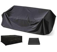 HOLEILUCK Housses pour Mobilier De Jardin - 165x120x55cm Housse Salon De Jardin Exterieur-Housse Table Exterieur Oxford Tissu Résistant à La Vent Pluie UV Housse Protection Salon De Jardin