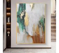 HOLEILUCK Peinture Art abstrait mur toile Art salon décor chambre cadre doré impressions œuvre 70x120 cm/28x47 pouces avec cadre doré