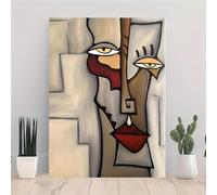 HOLEILUCK Picasso - peintures à l'huile d'art classique, impression sur toile, impressions d'art abstraites célèbres, images d'art mural pour salon 21x30cm/8x12 pouces, sans cadre