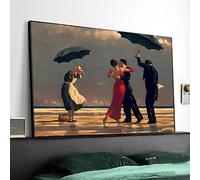 HOLEILUCK The Singing Butler Peinture à l'huile Classique Toile Peinture Wall Art Photo Décor Graphique pour Salon Bureau Art Print 80x137cm(31.5x53.9in) Avec Cadre