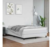 Holekex Matelas à ressorts ensachés moyen, blanc, 140 x 190 x 20 cm, cuir synthétique, avec ressorts ensachés et noyau en mousse, pour un sommeil ergonomique dans la chambre à coucher et la chambre