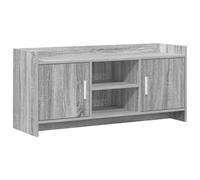 Holekex Meuble TV - 102 x 33 x 47 cm - Gris Sonoma - Table basse en bois - Commode - Buffet - Banc - Console - Meuble avec tiroir
