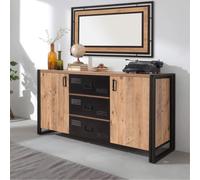 Holen buffet industriel avec portes et tiroirs