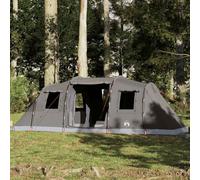 Holepyr Tente familiale tunnel verte imperméable en polyester 185T avec revêtement PU, 564 x 240 x, cabines de couchage, connexion E, facile à transporter pour le camping et l'extérieur