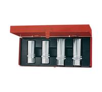 HOLEX HOLEX Jeu de 4 dégoujonneuses à rouleaux, 6 - 12 mm, coffret en acier Quantité:1