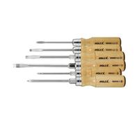 HOLEX Holex Jeu de 6 tournevis, avec manche en bois visà fente et Phillips, Nombre de tournevis: 4/2 Quantité:1