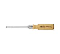 HOLEX Holex Tournevis pour visà fente, avec manche en bois, Largeur embout (b): 4,5 mm Quantité:1