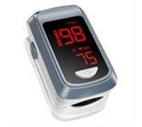 HOLFENRY Oxymètre de Pouls Professionnel JKS50BL, Saturomètre de Doigt avec Écran OLED, Moniteur SpO2 et Fréquence Cardiaque, Indice de Perfusion (PI), Arrêt Automatique, avec Cordon et Piles