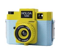 Holga Lomo Objectif en plastique pour appareil photo format moyen 120N Bleu/jaune