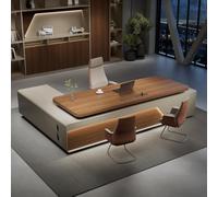 HOLGVE Bureau de Direction de Luxe Moderne et Léger en Forme de L