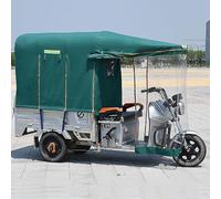 HOLGVE Housse de Ttricycle, Auvent Toile Pour Vélo Trois Roues, Auvent Pour Cadre Tricycle Électrique avec Bandes Réfléchissantes, Auvent Entièrement Ferméb Tricycles(Blauw,31x27in/80x70cm)