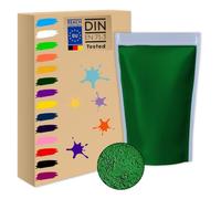 Holi-Gulal Poudre soluble dans l'eau pour festival naturel - Couleurs Rangoli - Poudre arc-en-ciel - Ensemble coloré - Animaux - Fête prénatale - Mariage - Camps d'été (bouteille de 1 kg) - Vert