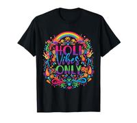 Holi Vibes Only Indian Hindou Spring Holi Festival of Colors T-Shirt