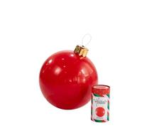 Holiball Décoration de vacances gonflable - Utilisation intérieure et extérieure - Réutilisable et facile à ranger - La décoration ultime des vacances - 45,7 cm - Rouge classique