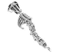 Holibanna 1 bague vintage Scorpion - Réglable - Gothique - Articulation de cheville mobile - Scorpion - Bague de cheville arrière - Pour Halloween, cosplay, costume, fête